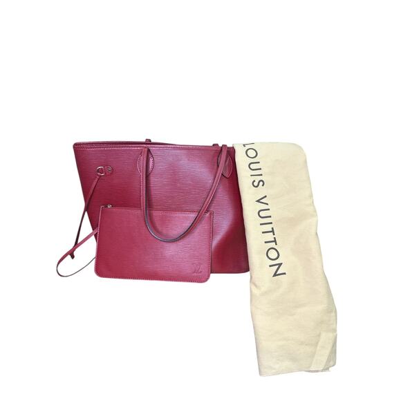 LOUIS VUITTON Neverfull MM Leather Tote - Picture 1 of 11